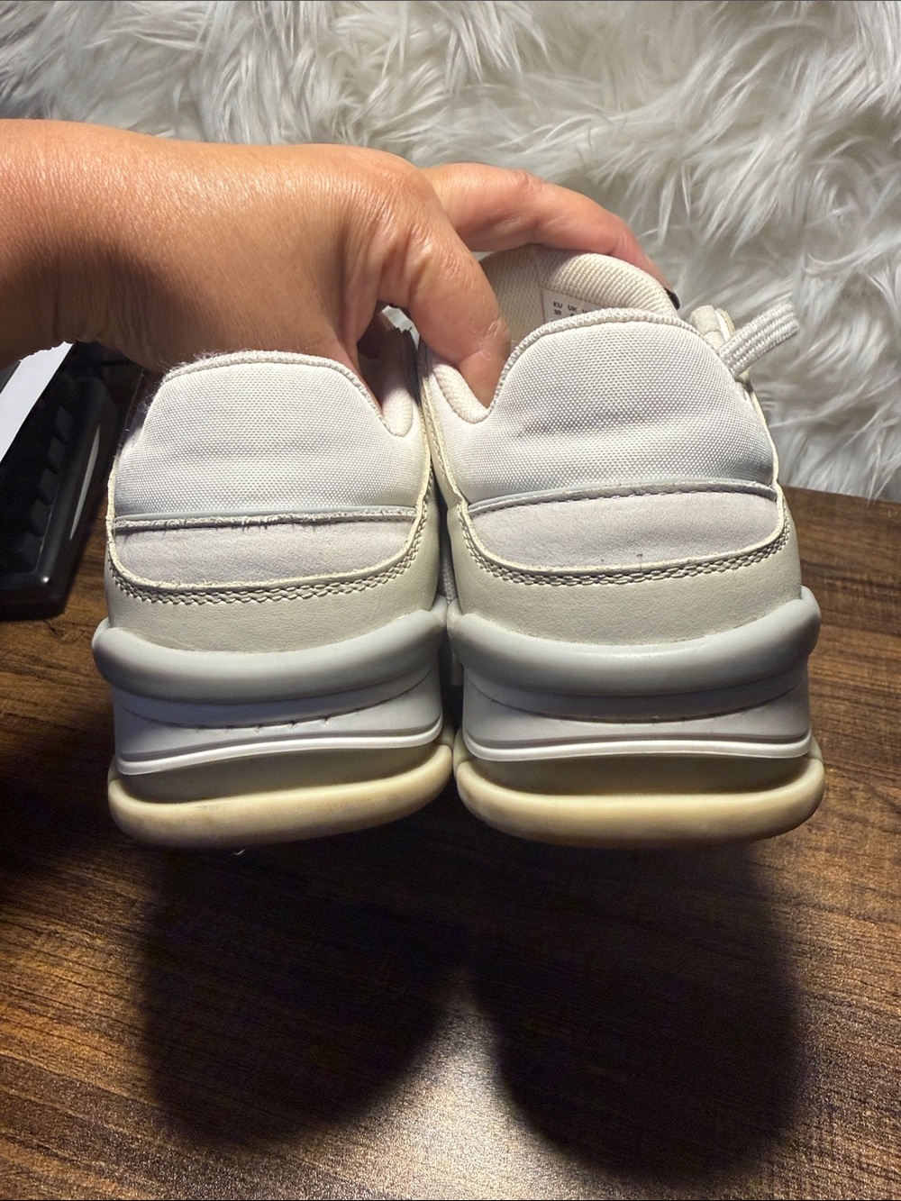 Axel Arigato Cream/White Chunky Sole Sneakers - Picture 5 of 7